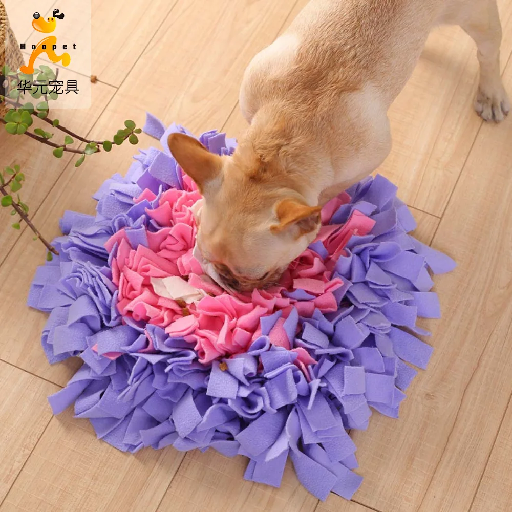 

Cat Mat Food Training Dog Blanket Pet Snif Puzzle Sniffing Pad Stress Release Nose Work Blanket Dog Nosework Mat Dog Blanke E