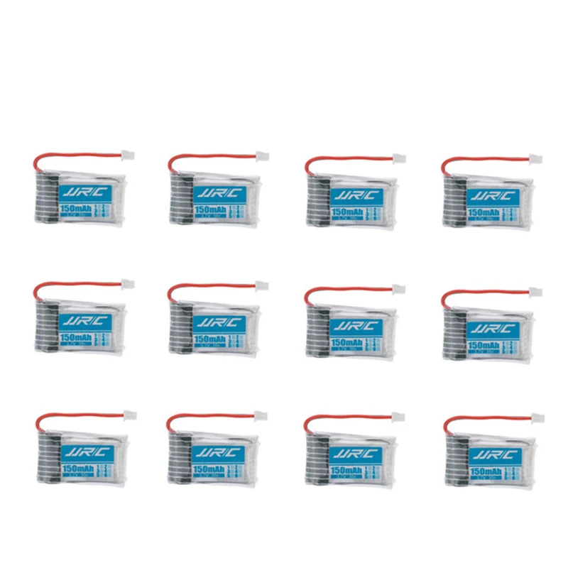 

12pcs JJRC H20 RC Quadcopter 3.7v 150Mah Spare parts 150mah LIPO bateria for jjrc H20 H20H free shipping bateria h20 wholesale