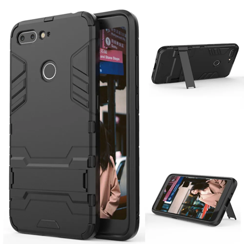 

For ZTE Nubia V18 Case Stealth Stents Back Cover Stand ShockProof Cases For ZTE Nubia V18 NX612j Full Protective Phone Bag Cases