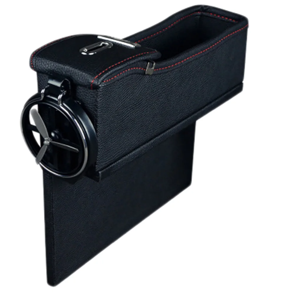 

2018 The new multi - functional vehicle storage box Kraft box car seats gap trash caught cup holder