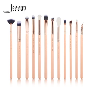 

Jessup 12PCS Makeup brushes set Beauty kits Professional Make up Eye Make up brush CONCERLER EYESHADOW LIP