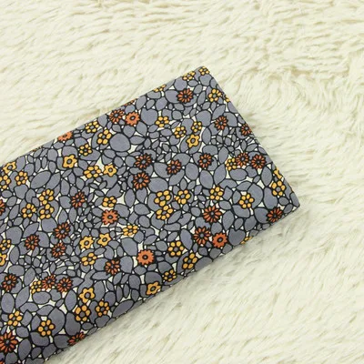 half meter cotton plain pulp fabric gilt flower pure cotton handmade DIY patchwork bag cloth B47 - Цвет: 8