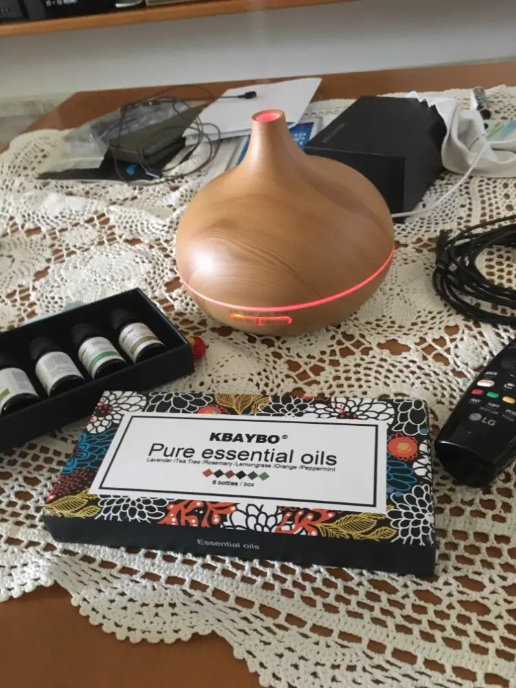 Wood Patterned Ultrasonic Oil Diffuser