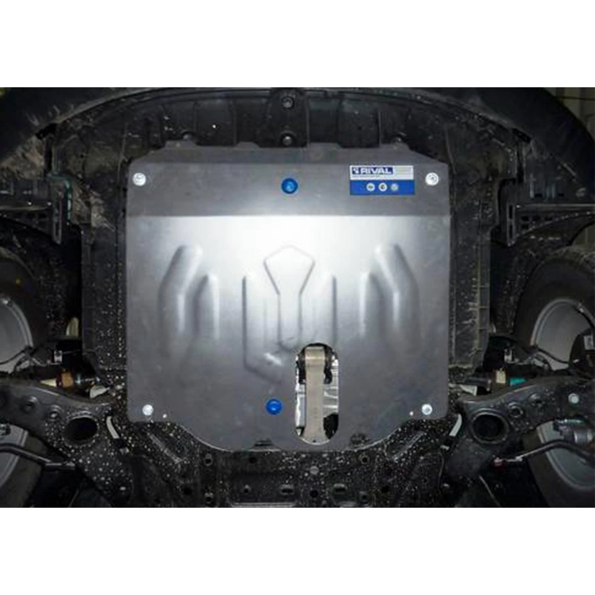 Защита картера и КПП Rival 333.2823.1 (для Kia Sorento V - 2.2d; 2.4 2012-н.в., алюминий 4 мм, защита не поддается коррозии, что гарантирует срок службы более 5 лет, крепеж в комплекте)