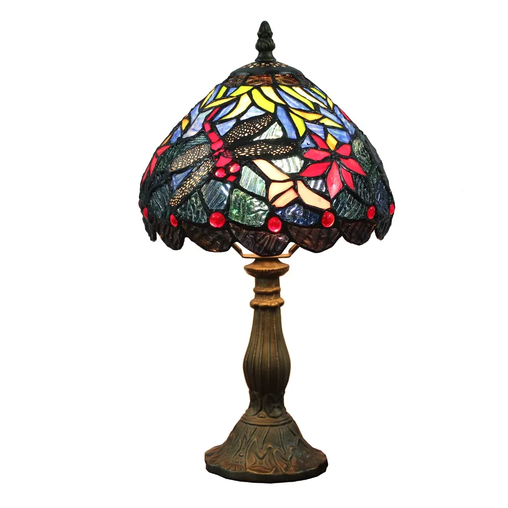 TL080017-dragonfly tiffany table lamp