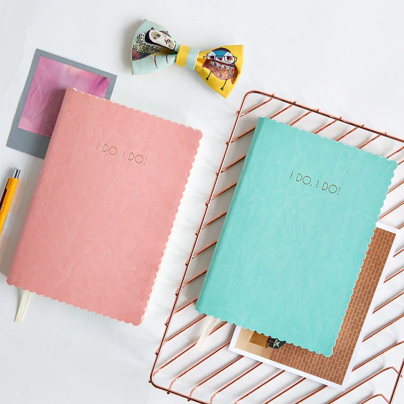 

Notebook Soft PU Cover Daily Bullet Journal Planner Agenda Diary Macaron Color Checkerboard Kawaii A5 gift for student Wholesale