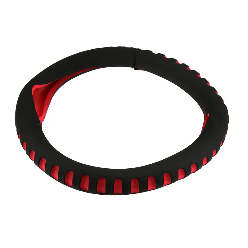 

38CM Leather Texture Car Auto Silicone Steering Wheel Glove Cover Soft Universal Auto Supplies