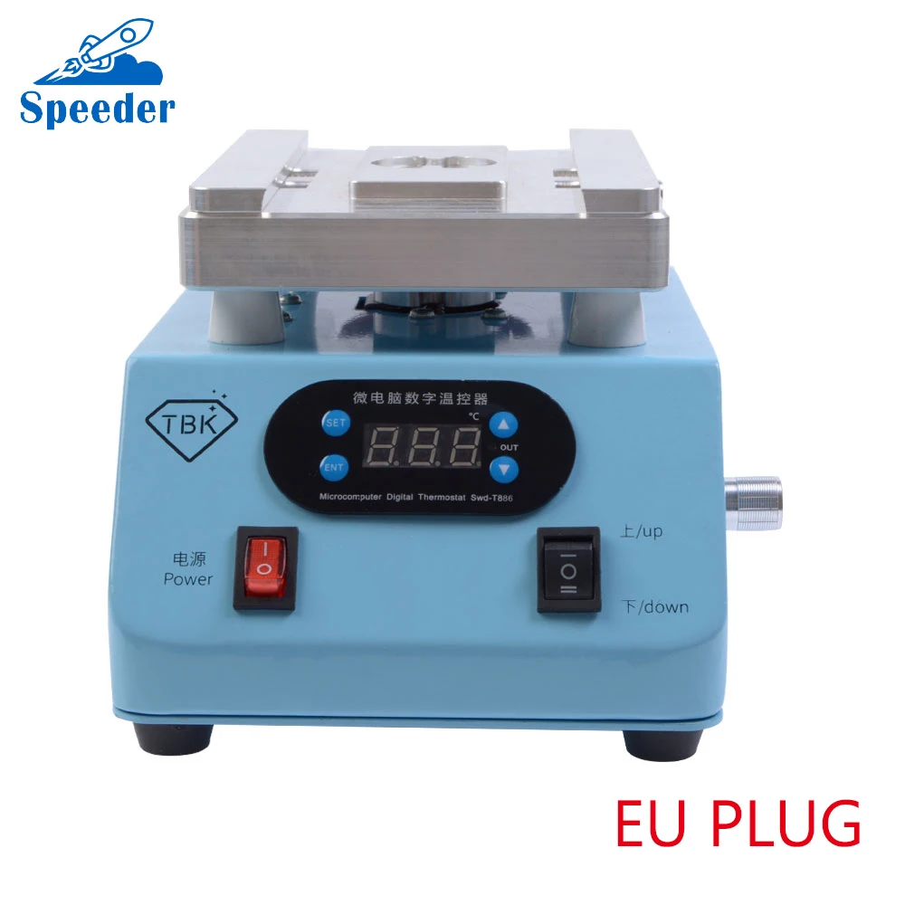 TBK-238 Back Cover Separator Machine for iPhone 8/8 Plus/X/XS 220V EU Plug With Microcomputer Digital Thermostat For DHL Free
