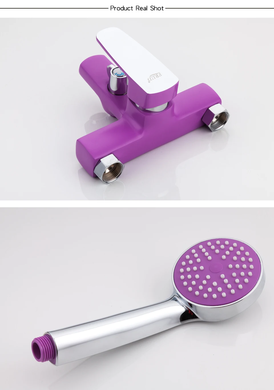 Purple bathroom sink faucet 9