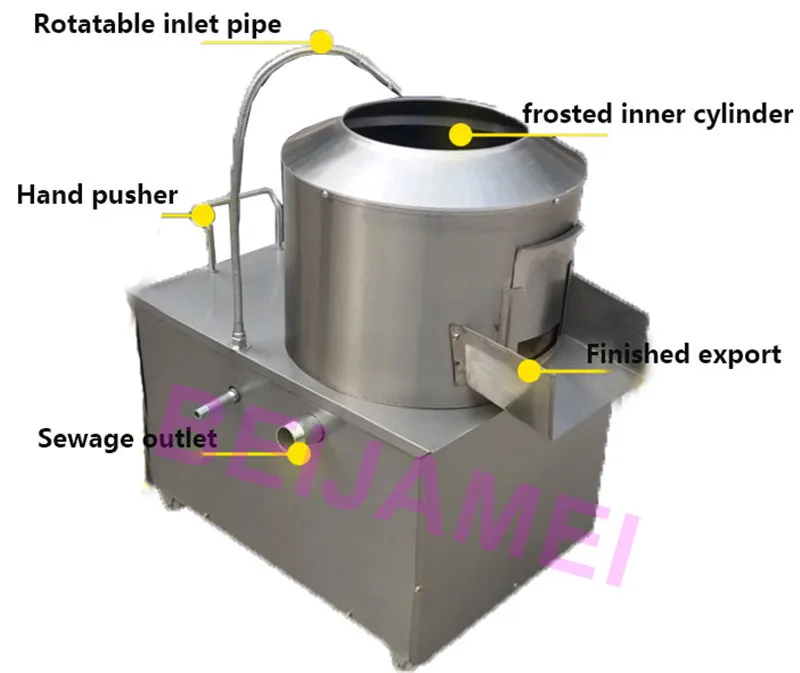 BEIJAMEI 500 кг/ч автоматический промышленный картофель овощечистка Taro/машина для снятия кожуры картофель мойка пилинг машины цена