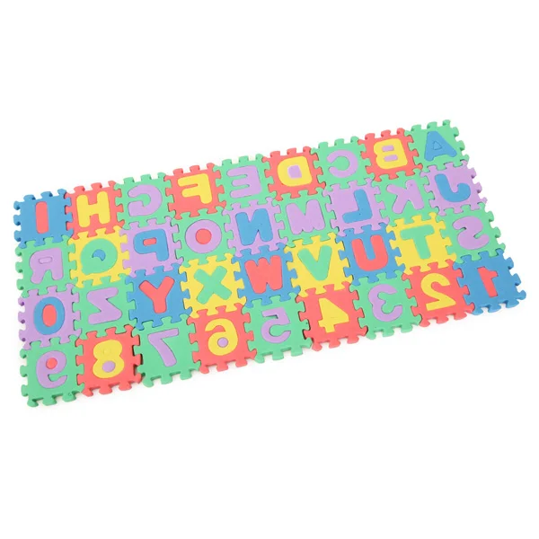 72 шт детский игровой коврик, детский мини EVA пенопластовый коврик для числа буквы алфавита, 3D Обучающие игрушки-пазлы для детей, коврик-головоломка