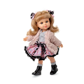 

Doll BERJUAN vinyl 35 cm My Girl Rubia Abrigo (880)