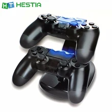 HESTIA для PS4 консоли USB двойной геймпад зарядное устройство игровой контроллер быстрая зарядка док-станция держатель для sony Play станция 4 PS4