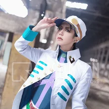 Необычные приключения Джоджо Золотой ветер Kujo Jotaro косплей костюм все размеры Косплей ONSEN