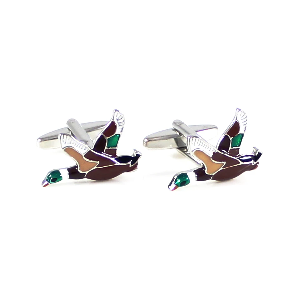 

Wild Duck Cufflinks Multi Color Mallard Duck Cuff Links Father's Day Gift Cuff Links Birthday Wedding Gifts Cuff Links