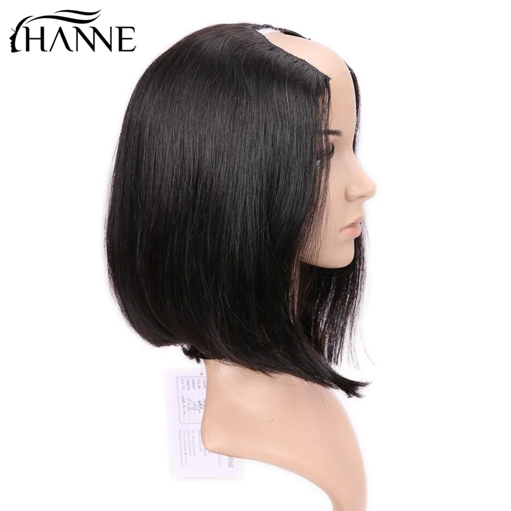 Murah Hanne Rambut Pendek Lurus U Bagian Rambut Manusia Wig untuk Wanita Brazilian Rambut Manusia U Bagian Wig Gratis Pengiriman Jual Hanne Rambut Pendek Lurus U Bagian Rambut Manusia Wig untuk Wanita Brazilian Rambut Manusia U Bagian Wig Gratis Pengiriman