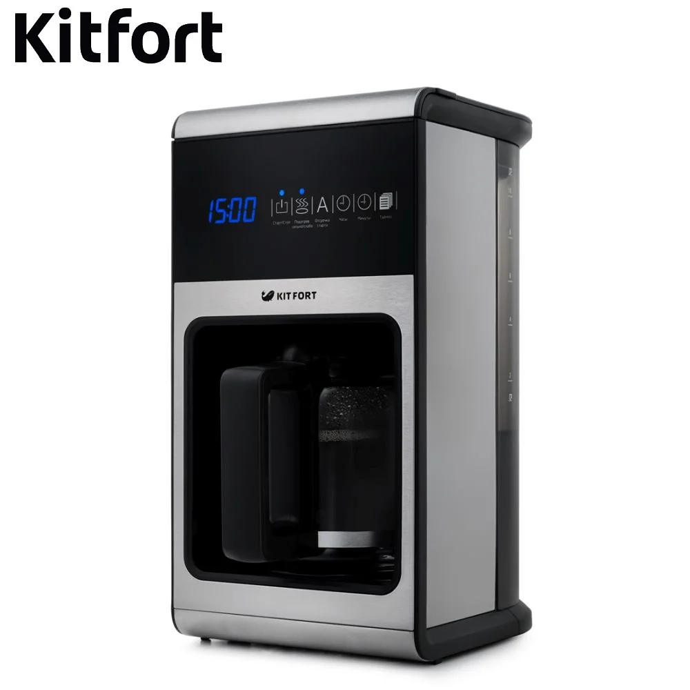 Coffee Maker Kitfort KT-714 kitchen automatic pump Coffee machine espresso Coffee Machines Coffee maker Electric Coffee Maker Kitfort KT-714 kitchen automatic pump Coffee machine espresso Coffee Machines Coffee maker Electric