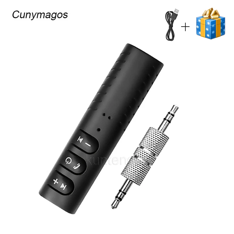 

Wireless Car Bluetooth Aux Audio Receiver Adapter 4.1 Bluetooth Hands Free Car Kit 3.5mm jack Bluetooth Handsfree Music Receiver