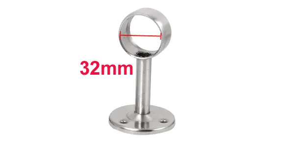 Кронштейн для винтового крепления гардероба UXCELL 32 мм|support bracket|wardrobe railwardrobe rail support