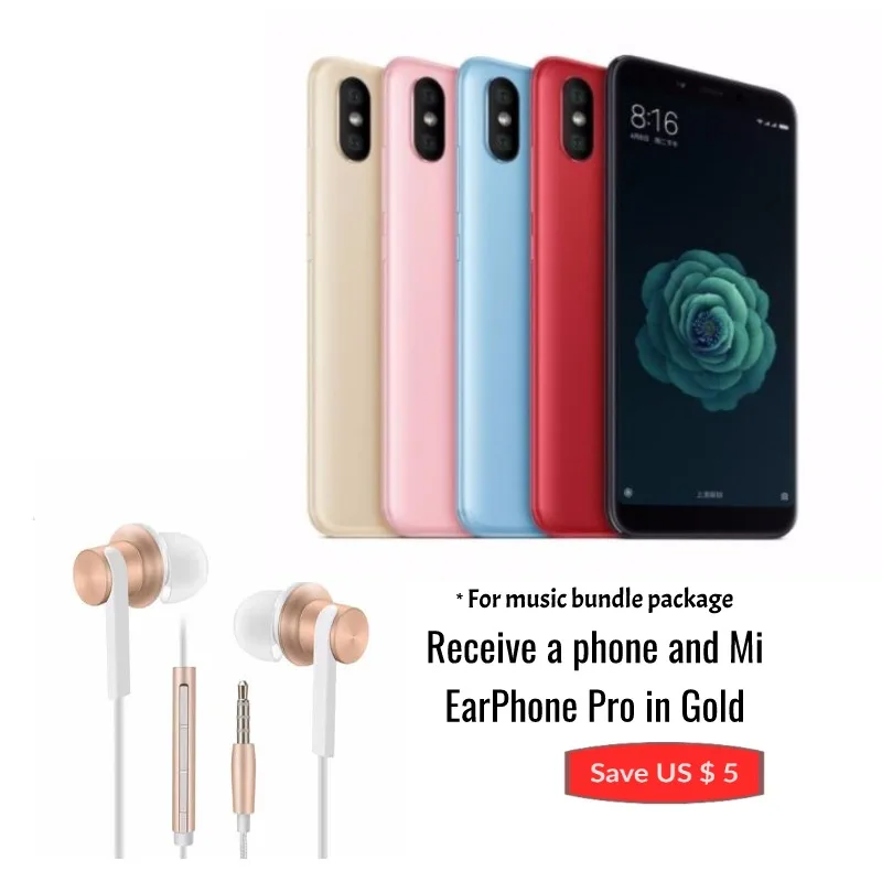  Global Version Xiaomi Mi A2 128GB ROM 6GB RAM (OFFICIAL ROM) Mia2 128gb