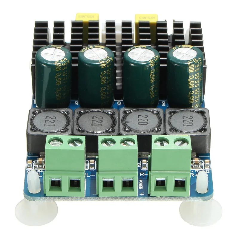 

TDA7498 2 Channel 2X100W Digital Stereo Power Amplifier Board Module DC 8-32V
