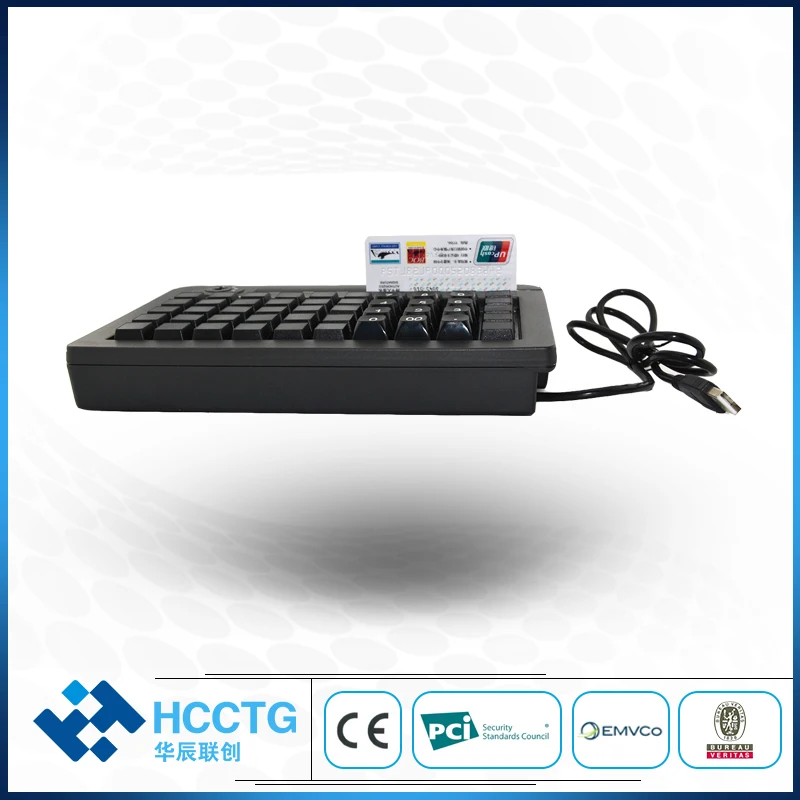 USB и PS/2 интерфейс мини программируемая pos клавиатура с функцией чтения карт