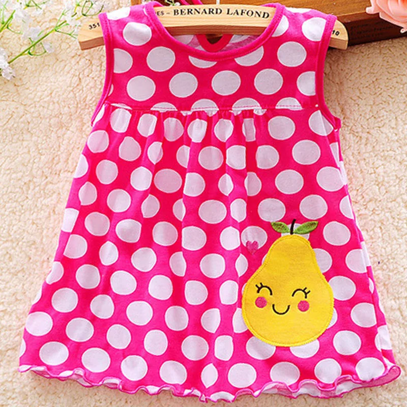 

Summer 2017 Lovely New Princess Children Sleeveless Dot Flower Lace Clothing Baby Girl Dress A-line Above Knee, Mini Ruffles