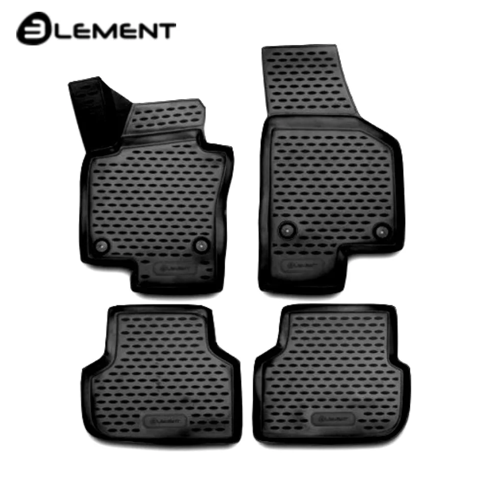 For Volkswagen Jetta 6 20112019 3d Floor Mats Into Saloon 4 Pcs/set