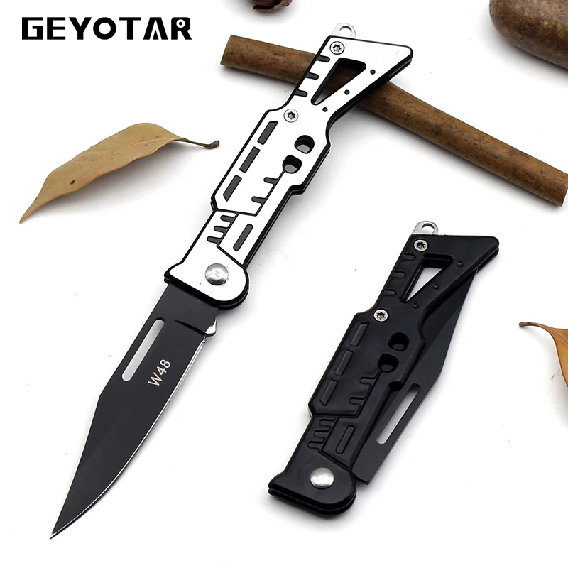 

Hunting Knife Mini Portable Key Edc Stainless Fold Camping Tactical Folding Pocket Ring Outdoor Tools 2017 Survival Promotion