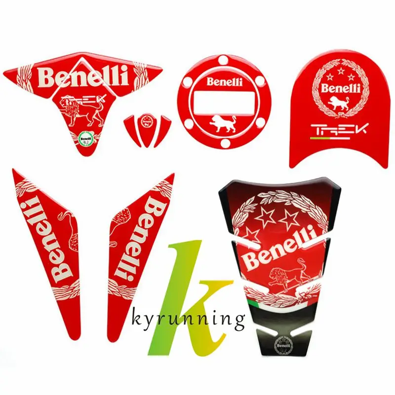 Аксессуары для мотоциклов 3D настоящая накладка на бак наклейка эмблема подходит для Benelli TNT BN TRK ALL