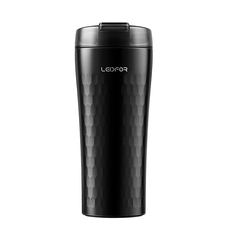 Thermos Termo Tea Coffee Vacuum Flask Thermo Mug Stainless Steel Car Sport Insulated Heat Thermal Water Bottle Tea Thermoses - Цвет: Black