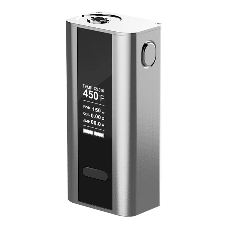 Joyetech кубовидной 0,9" OLED дисплей 150 W стартер двойной аккумулятор TCR версии 3,0 Box Mod-серебро