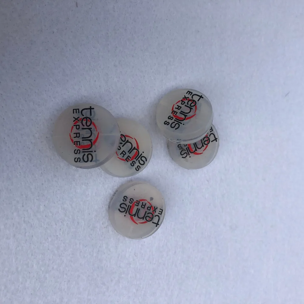 

(5pcs/pc) Quality silicone tennis dampener,tennis shock absorber,racket vibration buffer,circle transparent damper