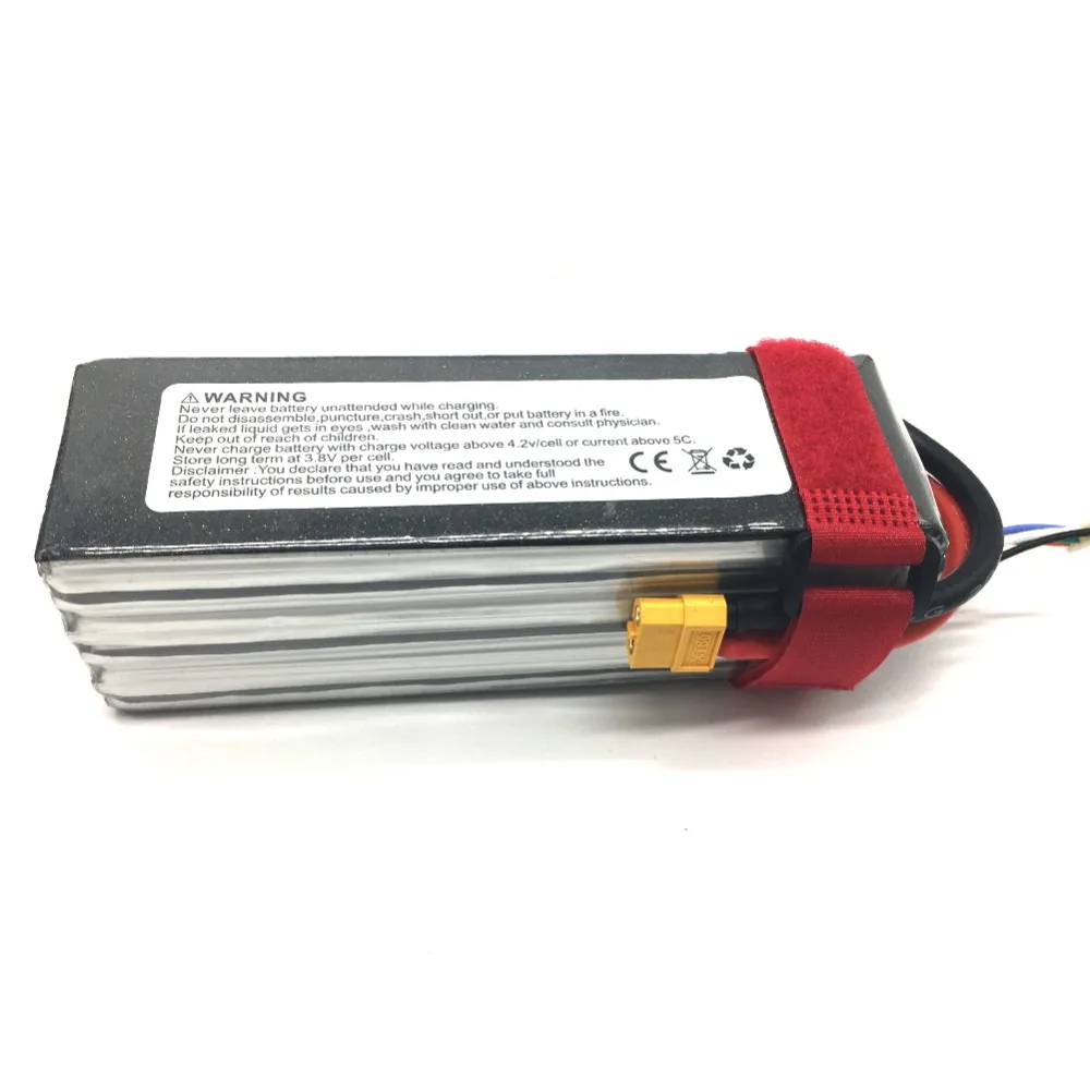 DXF RC литий полимерный Lipo аккумулятор 22 2 v 5500mAh 35C 6S XT60 разъем Перезаряжаемый для