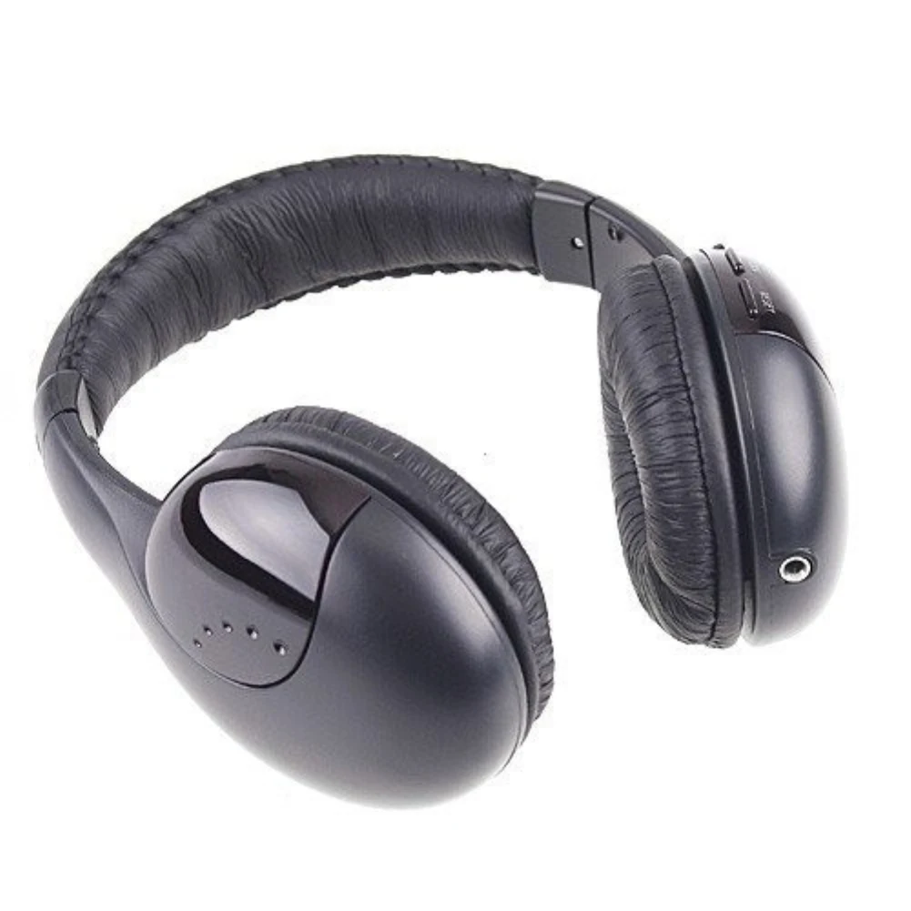 

HiFi Wireless Headphones TV Computer FM Radio Earphones Headsets with Microphone