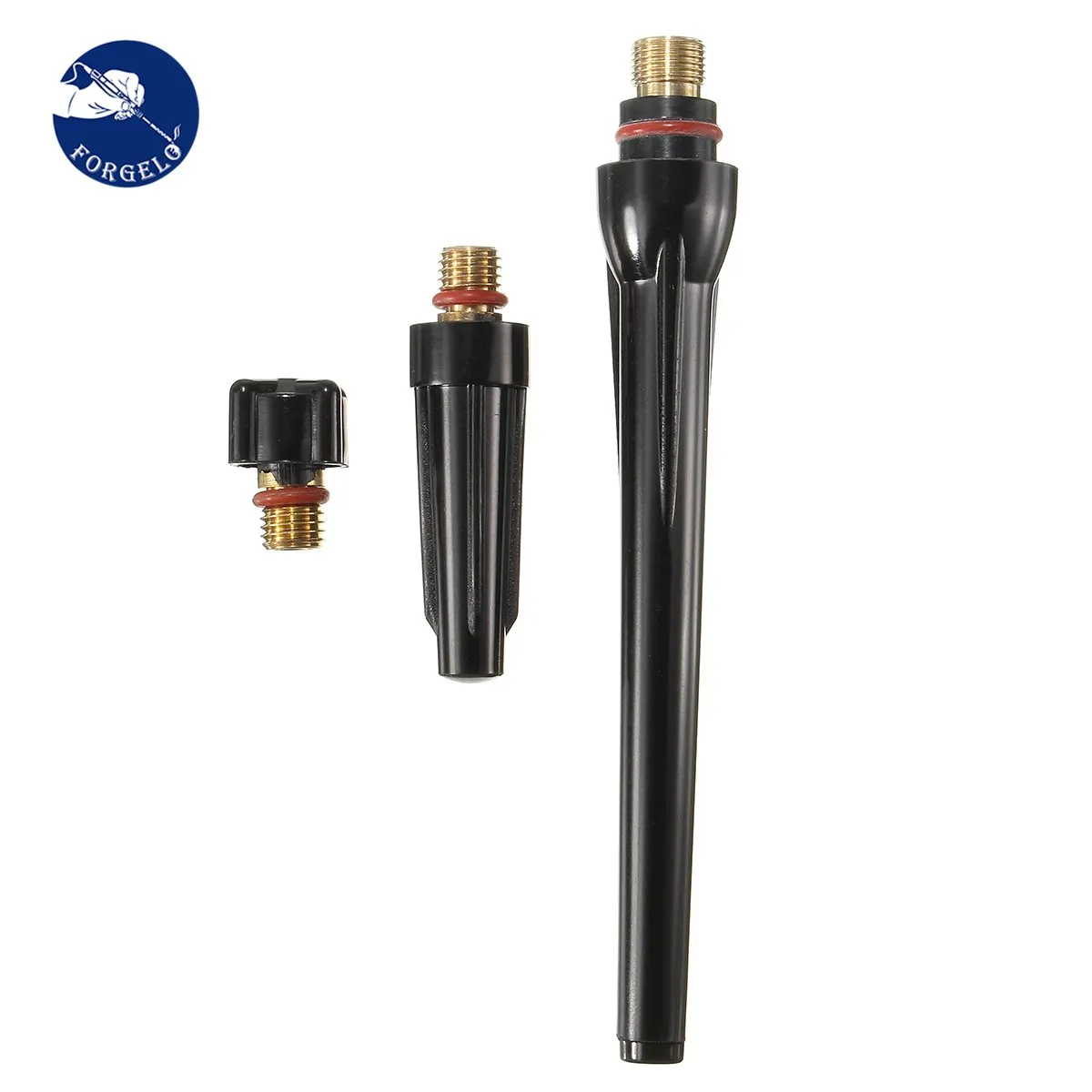 

Forgelo Short / Medium / Long Back Cup Kit For Tig Welding Torch WP-17/18/26 Series Welding Accessories Tool