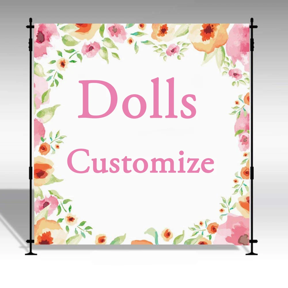 

Neoback Cartoon Backdrop for Photography Dolls Background for Party Decoration Supplies Newborn Baby Birthday Parties Props