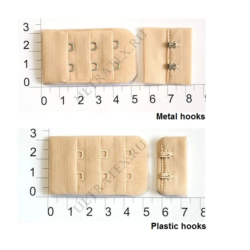 

1/2 3x2 Bra Extenders Strap plastic or metal, 100 pairs, Ladies Extension strap Adjustable Belt women Buckle accessories