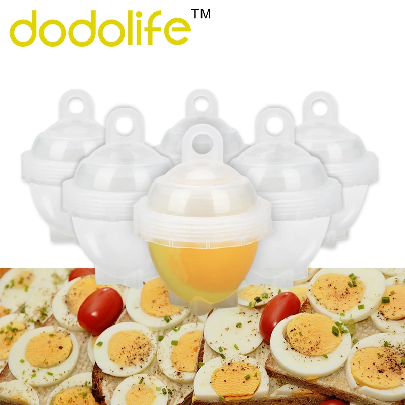 Dodolife Egg Cooker Tools 7Pcs/Set Hard Boil Egg Container Yolk
