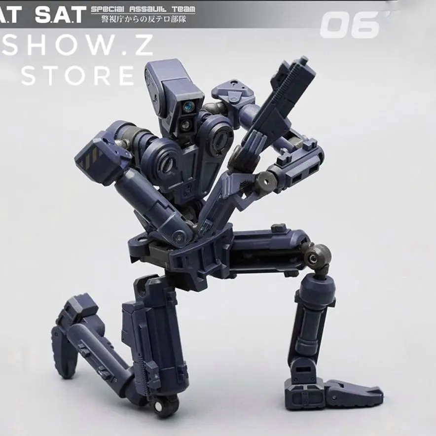 

[Show.Z Store] MechFansToys Mech Fans Toys MFT SAT06 SAT-06 E-Box Police Team Style Minority Transformation Action Figure
