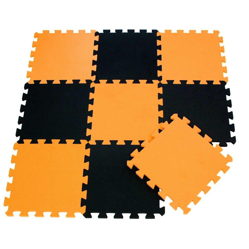 Baby Eva Foam Play Puzzle Mat 9pcs Lot Orange Color Picks