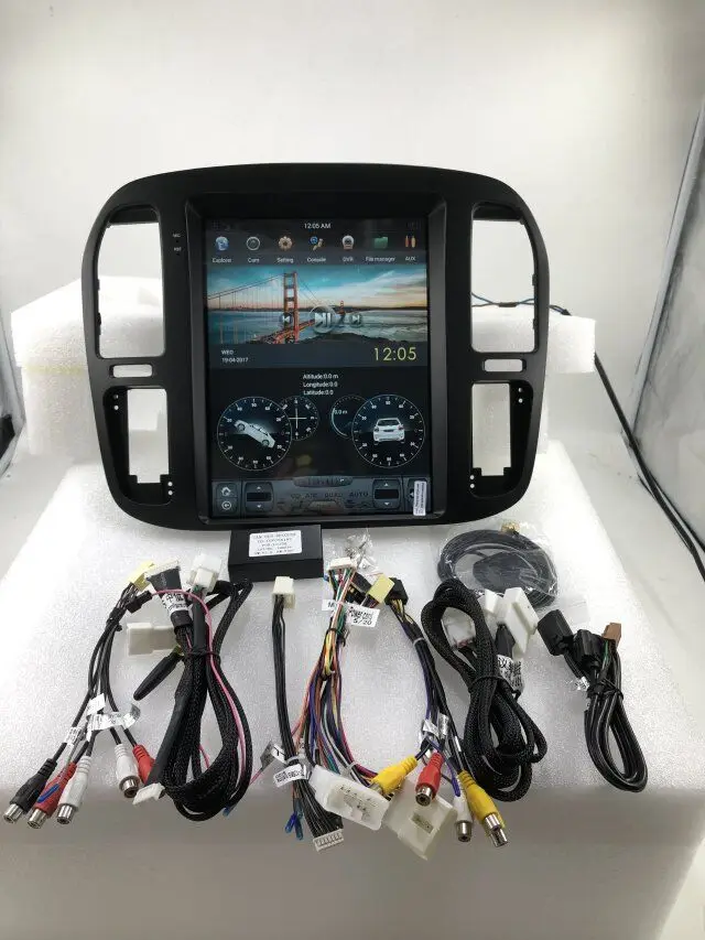Clearance Android Car GPS Navigation For TOYOTA LAND CRUISER 1999-2002 12.1 Inch Car Multimedia Stereo Video Player Headunit Player 2