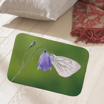 

New Animals cute dog printed 40x60cm floor mat hallway doormat suede Welcome entrance door mat anti-slip water Water absorption