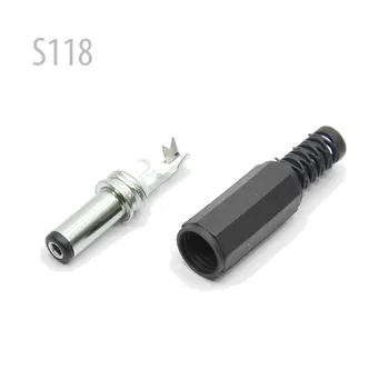 

5pcs S118 Adaptor DC male connect for cable 5.5/2.1mm