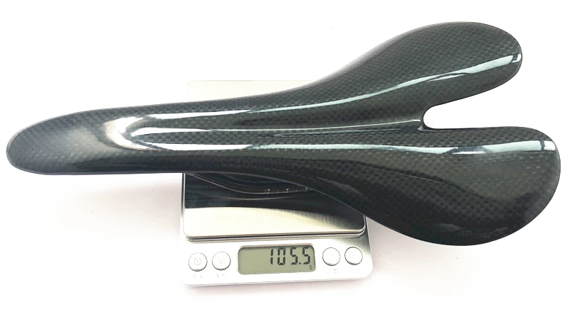 

105g Mountain Road Bike 3K Full Carbon Fibre Saddle Carbon Bicycle Saddle Cushion Road Front Seat Matt MTB Parts Bike Seat