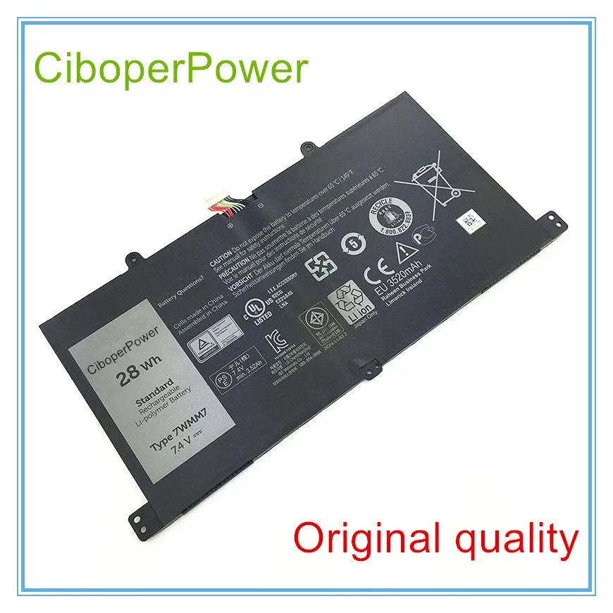 

Оригинальный аккумулятор для 7WMM7 11 Pro Keyboard Dock D1R74 28Wh