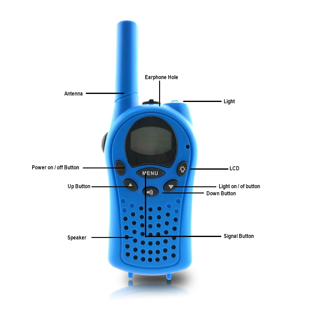 2 шт. Мини Walkie Talkie для детей радио FRS/ГМР 8/22CH рация с фонарем ЖК-дисплей UHF 400-470 мГц с подкладкой радио домофон подарки