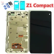 Original 4.3'' LCD for SONY Z1 Compact Display Touch Screen Digiziter LCD with Frame SONY Z1 Compact Display D5503 M51w Assembly цена Original 4.3'' LCD for SONY Z1 Compact Display Touch Screen Digiziter LCD with Frame SONY Z1 Compact Display D5503 M51w Assembly цены онлайн