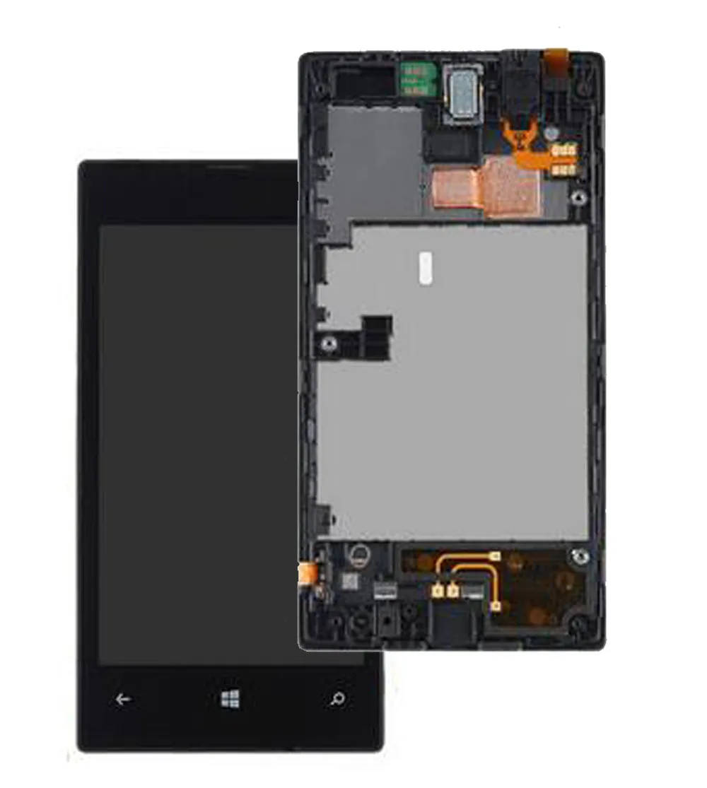 Сменный ЖК-дисплей STARDE для Nokia Lumia 520 с сенсорным экраном дигитайзер рамка в сборе 4