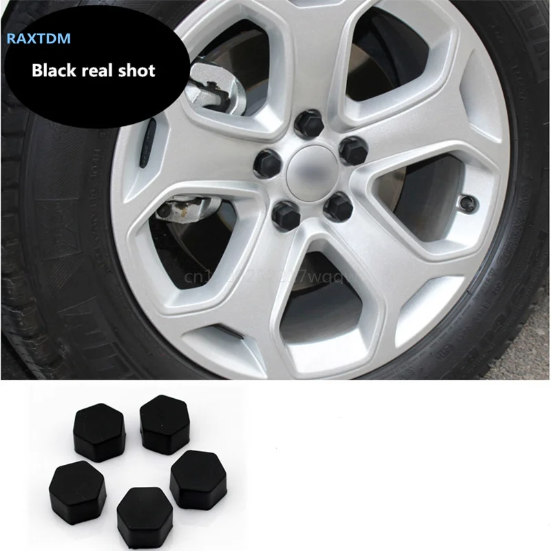 

Car Styling Silica Caps Hub Screw Protector for Land Rover LR4 LR3 LR2 Range Rover Evoque Defender Discovery Freelander